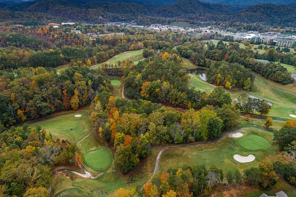 Golf Course In Fall