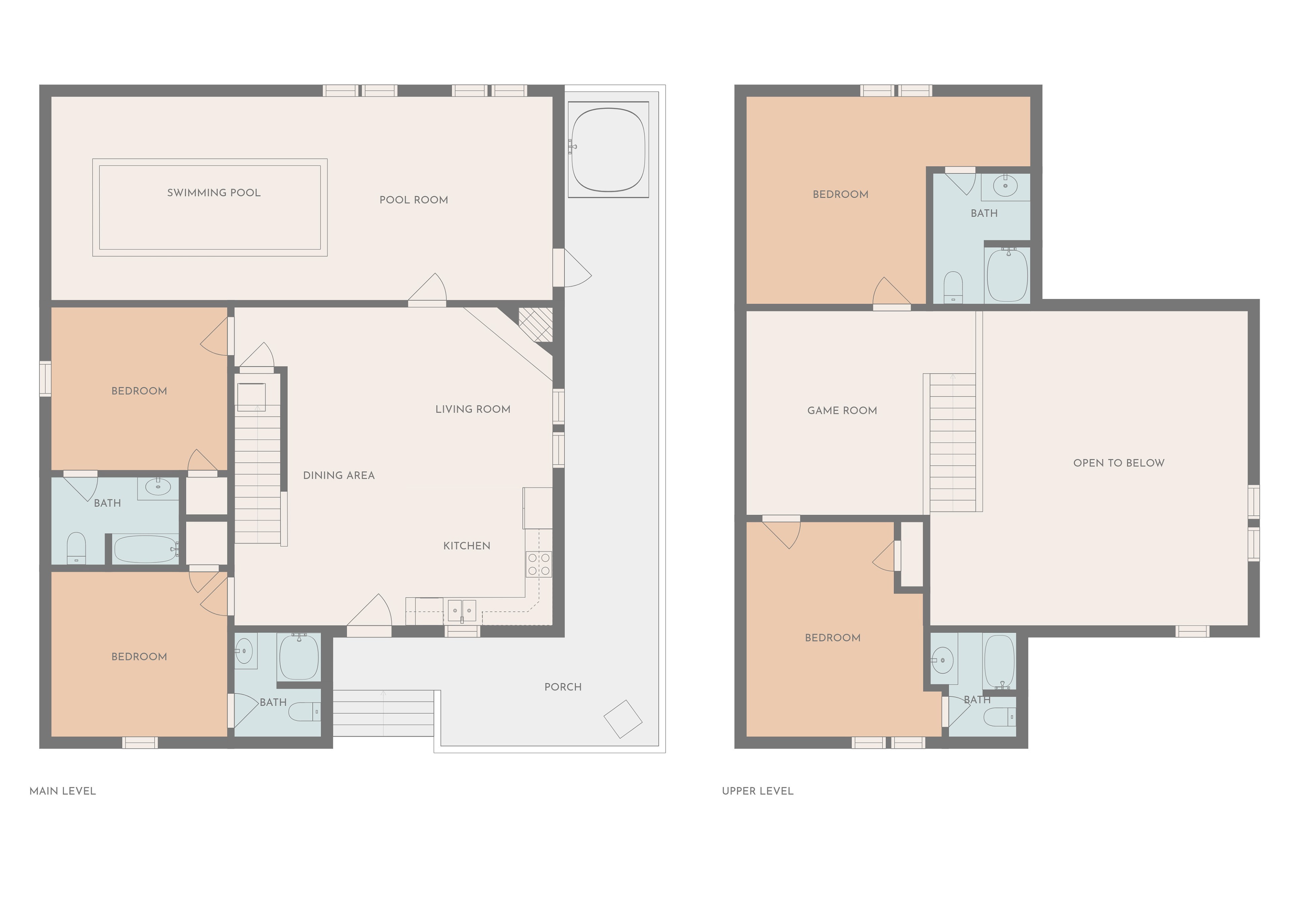 2D floor plan example 1